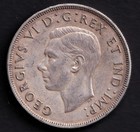 Canada 1947  1 One Dollar Silver Dollar Coin -king George Vi Blunt 7 - Key Date