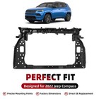 Front Radiator Support For 2022 2023 Jeep Compass Black Replacement 68486927aa