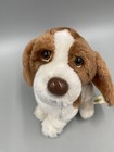 Vintage Russ Berrie Basset Hound Dog Livingston Plush Stuffed Rare Plastic Nose