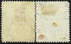 Falkland Islands  british  1892 Scts  16- 16a Mint h  queen Victoria   Vf-xf Fog