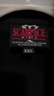 Scarface Universal Studios Button-up Shirt Black white gray Colorblock Xxl