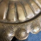 Antique Brass Round Tray Elegant 11 5 Inch