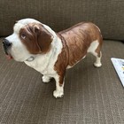 Vintage Breyer St  Bernard Saint Dog Molded Hard Plastic Figurine 7 x 7