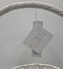 Pottery Barn Kids Sabrina Rattan Wicker Easter Basket Large 20  White  z1004