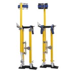 Adjustable 24 -40  Drywall Stilts Aluminum Tool - Painting Painter Taping Yellow