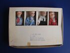 Vtg Miniature Porcelain Doll Dollhouse Family Of 4 Original Outfits Nib Unused