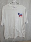 Vintage Democratic Party Donkey The Party To Know White Shirt Large
