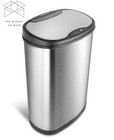 Automatic Kitchen Trash Can  13 Gallon Stainless Steel  Silver        