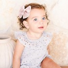 Hair Bows For Girls 15pcs 4 Inch Muslin Cotton Baby Hair Clips Ribbon Toddler   