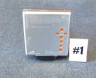 Sony Mz-e510 Walkman Portable Minidisc Player Japan Fully Works Silver orange  1