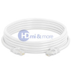 2x 15ft Cat6 Cable Ethernet Lan Network Cat 6 Rj45 Patch Cord Internet White