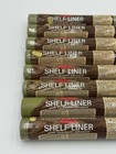 Nos 1978 Lot  8  Rubbermaid Shelf Liner Green No 1603 Vintage 10 Ft X 12  Wide