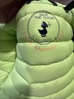 Save The Duck Unisex Kids Full Zip Puffer Hooded Jacket Size 12 Olive Green