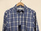 Holderness   Bourne Men   s The Andrews Shirt Tailored Fit Plaid Size M Blue Nwt