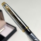 Sheaffer 100 Chrome Rollerball Pen With Gold Tone Trim New Elegant Smooth
