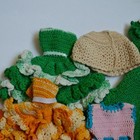 Vintage Hand Crochet 12  Doll Barbie Skipper Dresses   Shawl Lot