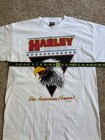 Vintage 80 s Harley Davidson Fun Wear  American Dream Eagle Mens L T Shirt Rare