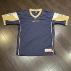 Winnipeg Blue Bombers Jersey Mens Size Xl Reebok Blue Home Blank Cfl Flaw Read