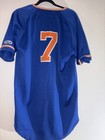Florida Gators Rawlings Baseball Jersey Mens Adult Medium Blue  7 Stitched Vtg   