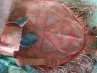 Antique Tuareg Nomadic Leather Pillow Goat Camel Morocco Sahara Saddle 21 X 11 