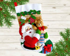 New Finished Bucilla Christmas Stocking - Santa Stocking Stuffer  - Handmade