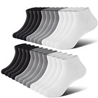  No Show Socks Men  Low Cut Ankle 11-13 Mix Of Colors-009   12 Pairs 24 Pieces   