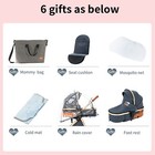 2 In 1 Super Baby Stroller Convertible Bassinet Pushchair 6 Gifts For Newborns