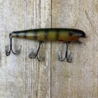 Pflueger Palomine Lure Vintage Fishing Lure Wood With Glass Eyes Bass Pike Musky