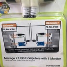 Iogear Gcs632u Wm 2-port Usb Kvm Switch Audio Control 2 Computers New
