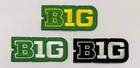 Lot Of Three Oregon Ducks Big Ten Jersey Patch  Iron sew On
