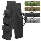 46  Tactical Gun Bag Double Rifle Storage Molle Soft Case Range Padded Carry Bag