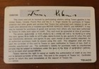 Vintage 1970 s Texaco Gas Oil Charge Account  Credit Charge Card 