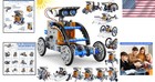13-in-1 Solar Robot Kit For Kids Stem Educational Science Building Toys Gifts