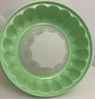 Tupperware 3pc Jello Mold Clear   Green