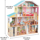 Kidkraft Majestic Mansion Wooden Dollhouse With 34-piece Accessories