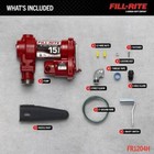 Fill-rite Fuel Transfer Pump  12vdc  15 Gpm  1 4 Hp  Cast Iron  1 In 
