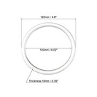 4 8  Round Purse Handles Handbag Handle Replacement For Diy Making  10pcs Clear