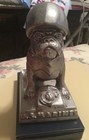 Vintage U s  Marine Corps Bulldog Mascot Chalkware Figurine