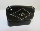 Antique Papier Mache Abalone Snuff Box Stanhope