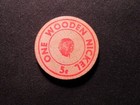 Snyder  Nebraska Wooden Nickel Token - Snyder  Ne 75th Year Wooden Nickel Coin