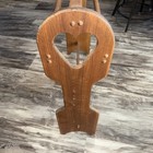 Vintage Wood Quilt Blanket Rack Stand Country Cottagecore Hearts Grandma Tiered