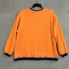 Nike Sweatshirt Youth Xl 16 18 Orange Blue Arch Logo Center Swoosh Crewneck Y2k