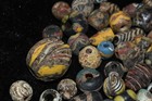 Big Lot Sale 76 Ancient Mix Roman   Islamic Mosaic Gabri Glass Beads