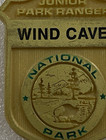 Wind Cave National Park Nps Jr  Junior Ranger Souvenir Pinback Badge