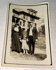 Rare Vintage American Scary Old Religious Nun   Cute Child   Dad Snapshot Photo 