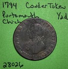 1794 Great Britain John Howard Portsmouth Chichester Half Penny Conder Token