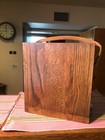 A33   Chelsea M2 Message Center Clock  With Oak Box And Strap 