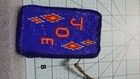 Antique Indian Seed Bead Wallet Key Holder Credit Card Money Joe Blue Trade Post