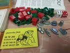 Replacement Parts Lot Monopoly 1974 Anniversary Ed Money Cards Tokens Dice More