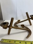 Pair Of Brass Nautical Ship Anchor Candle Holder   s  Bookends